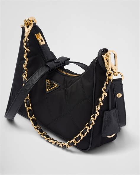 prada re nylon handbag.